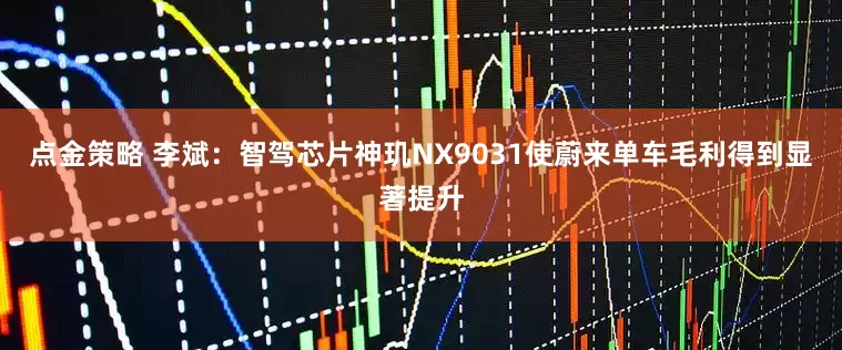 点金策略 李斌：智驾芯片神玑NX9031使蔚来单车毛利得到显著提升